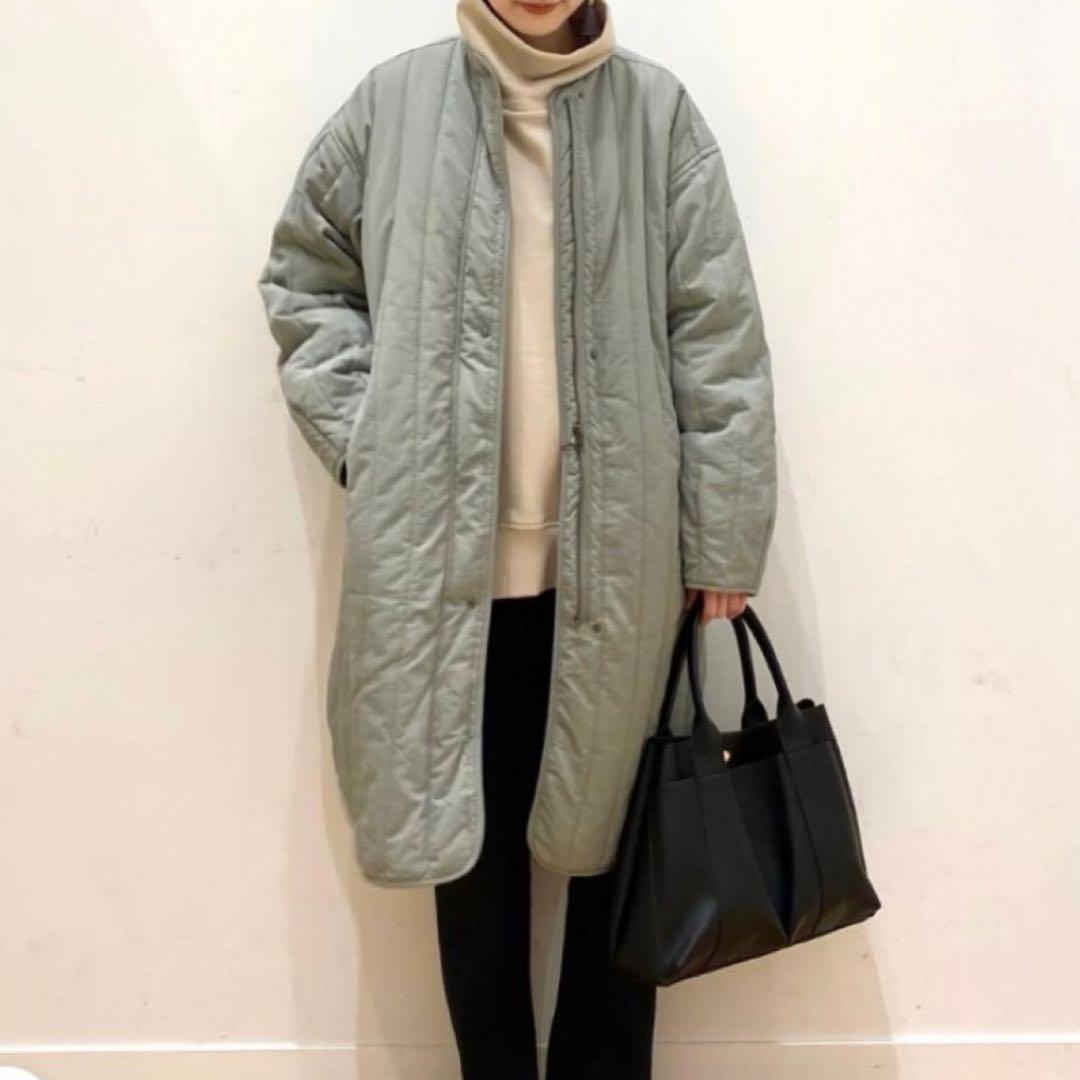 最終価格☆URBAN RESEARCH DOORS☆キルトノーカラーライトコート