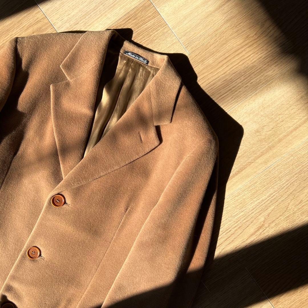 90s Giorgio Armani コート ロング カシミヤ キャメル