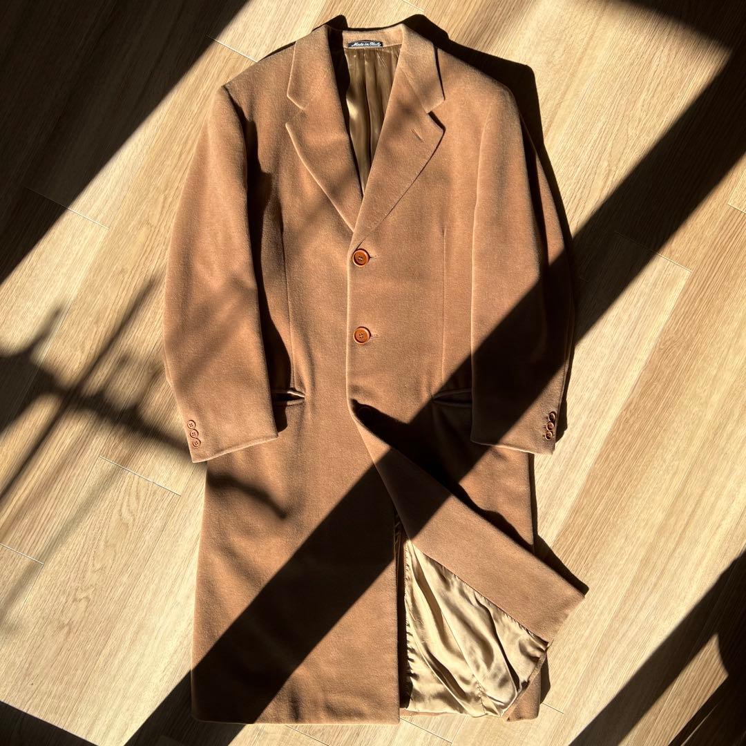 90s Giorgio Armani コート ロング カシミヤ キャメル