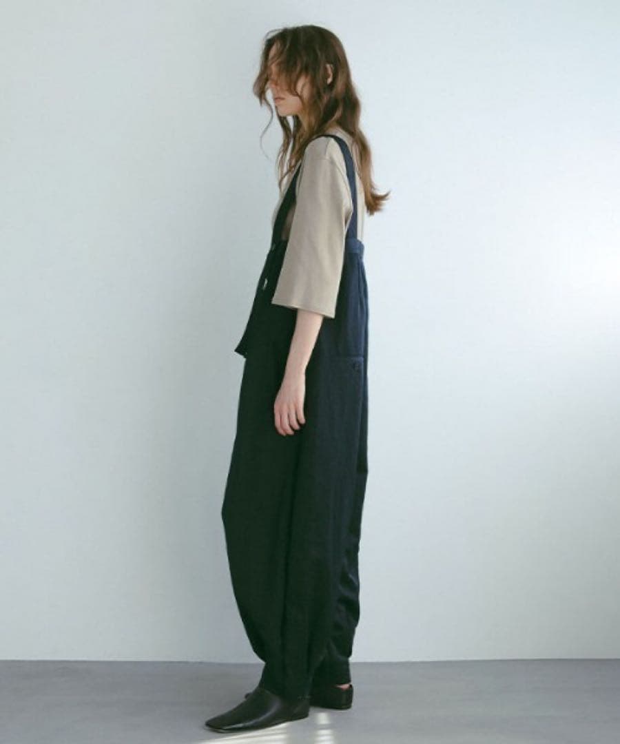 ヴェルドグリ　プロフ必読願います専用⭐︎ エトレトウキョウサスペンダーヘムパンツ