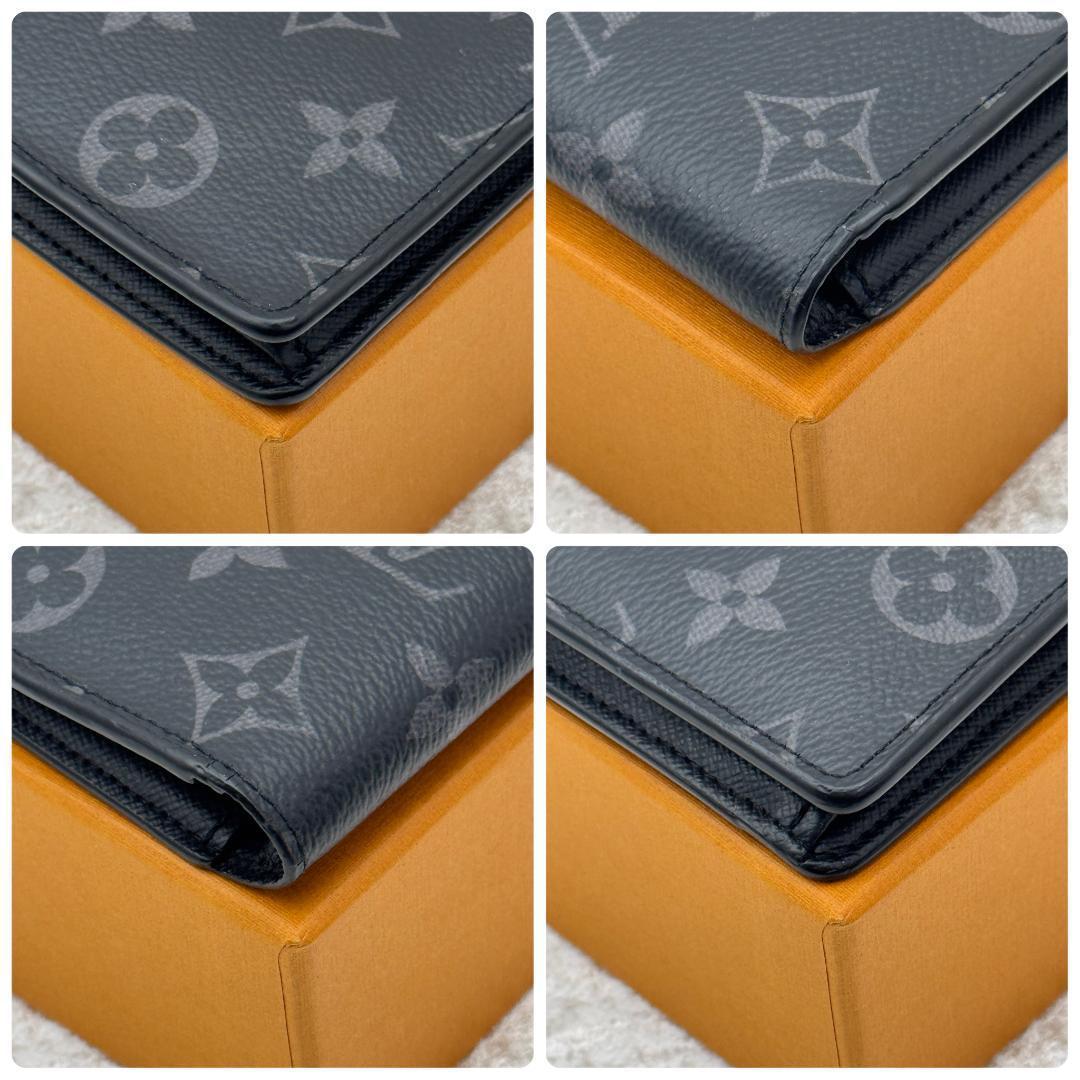 ルイヴィトン モノグラムエクリプス ポルトフォイユブラザ 財布 新型