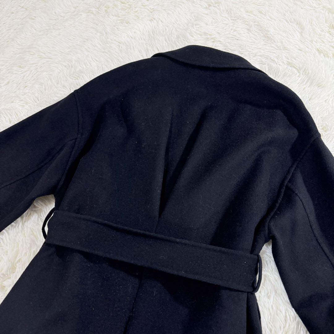 VERMEIL par iena イエナ カシミヤ混ビーバーサイドスリットコート