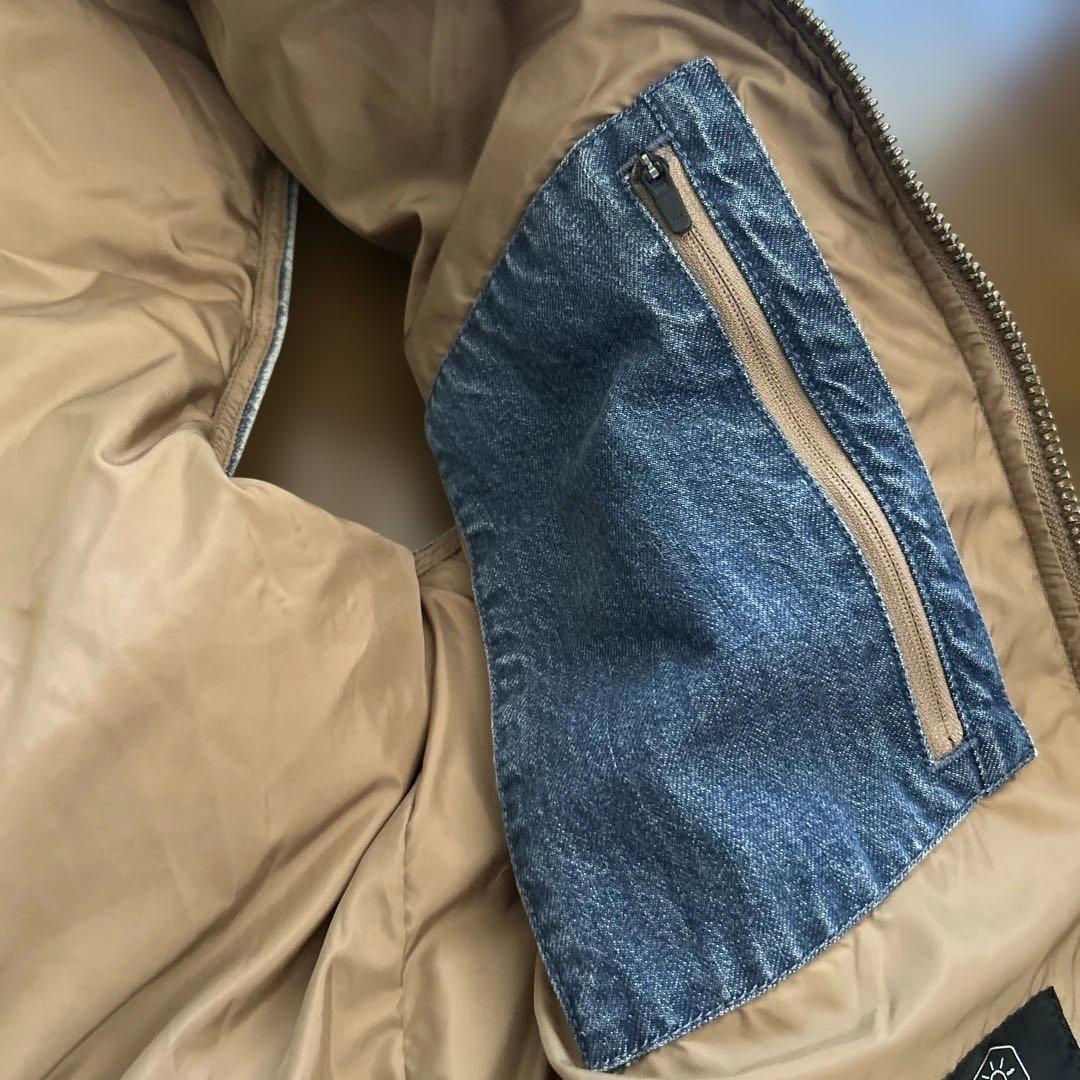 ★超美品★Levi's リーバイス スーパーデニムダウンベスト　Ｌ