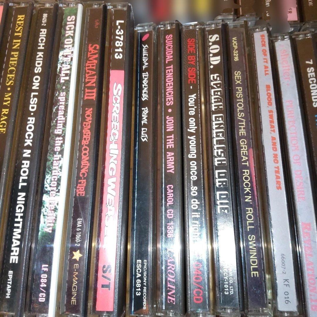 CD75枚 70's 80's PUNK、HARDCORE