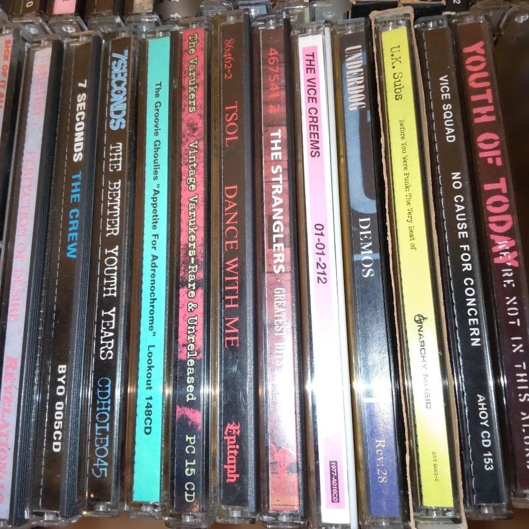 CD75枚 70's 80's PUNK、HARDCORE