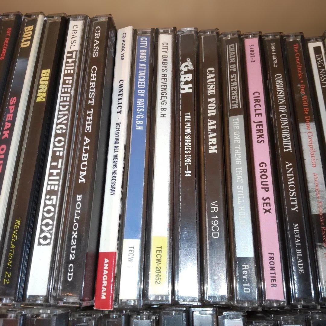 CD75枚 70's 80's PUNK、HARDCORE