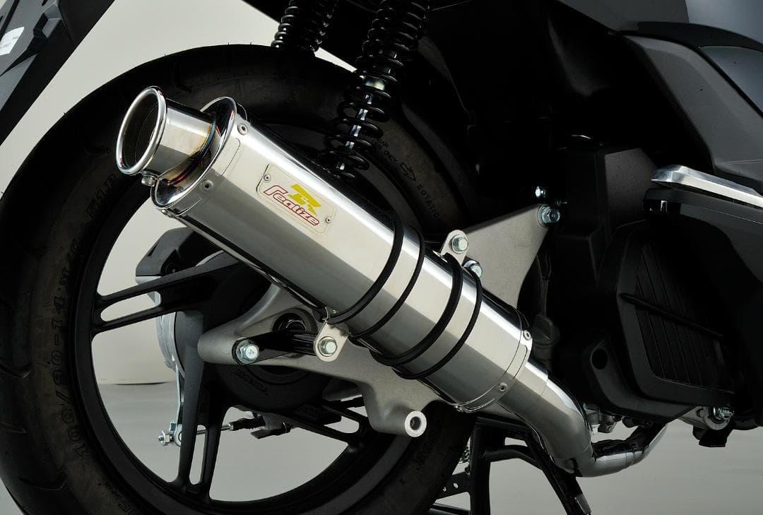 PCX125/150 JF56 JF28 バイクマフラー リアライズ ステンレス