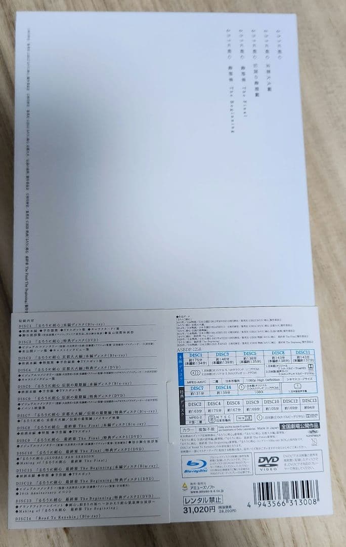 [北東北東名大京九] るろうに剣心 パーフェクト Blu-ray BOX