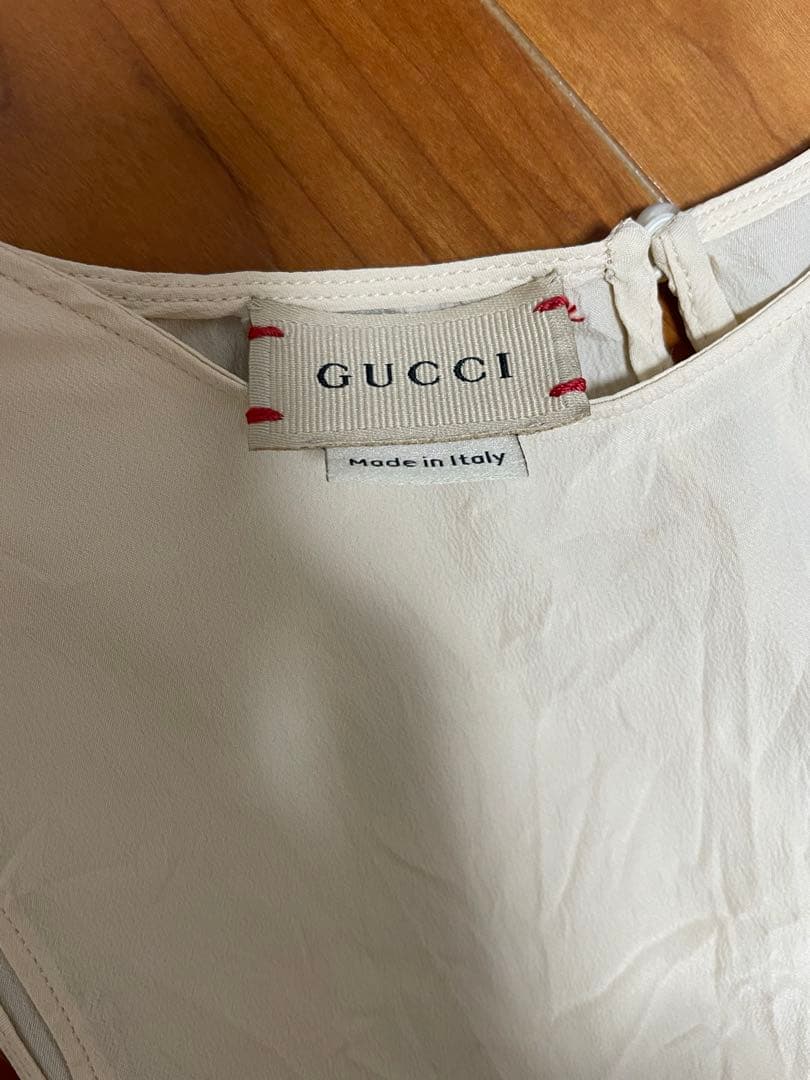 GUCCI 花柄シルクワンピース 10 /140 【極美品】