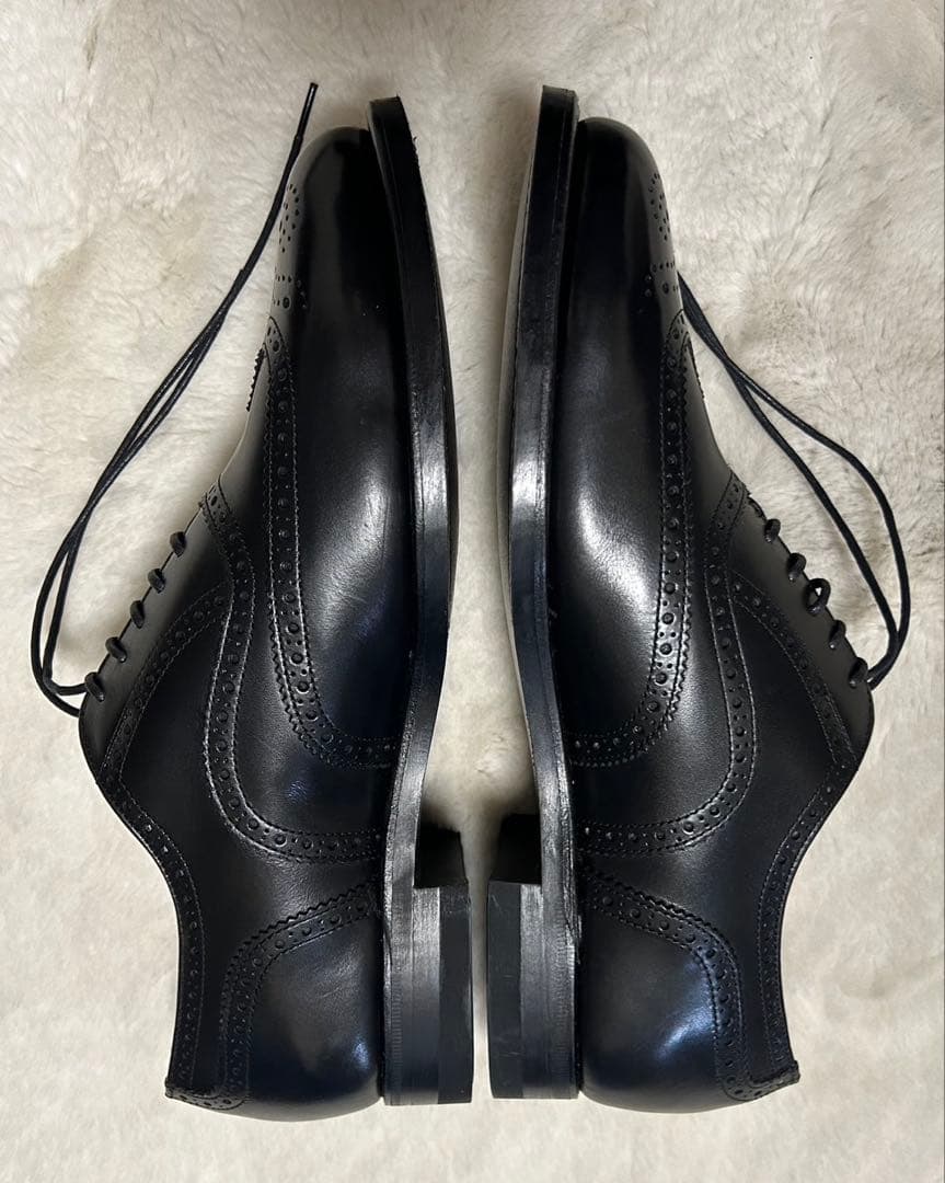 【未使用品】REGAL/リーガル/ウィングチップシューズ/size26.5/黒