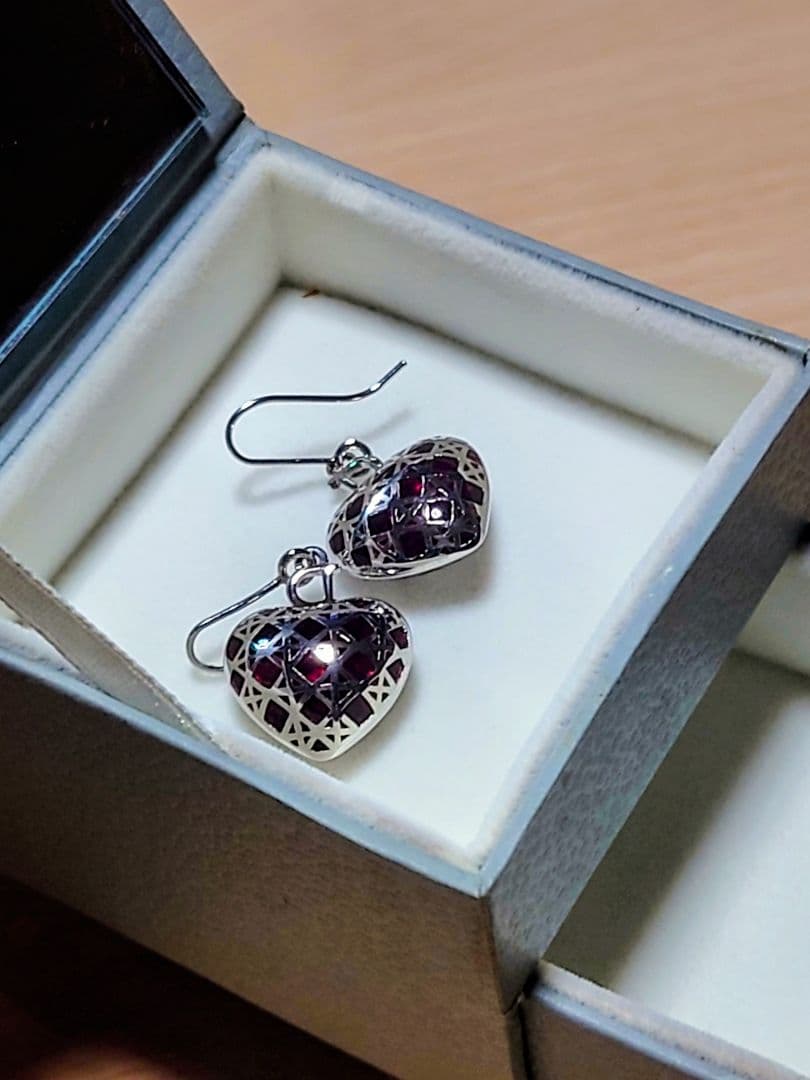 正規品 Dior カナージュハートピアス シルバー レア