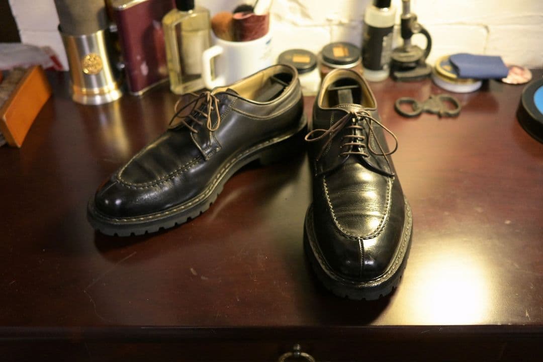 靴 LENDVAY & SCHWARCZ Apron Front Derby 2