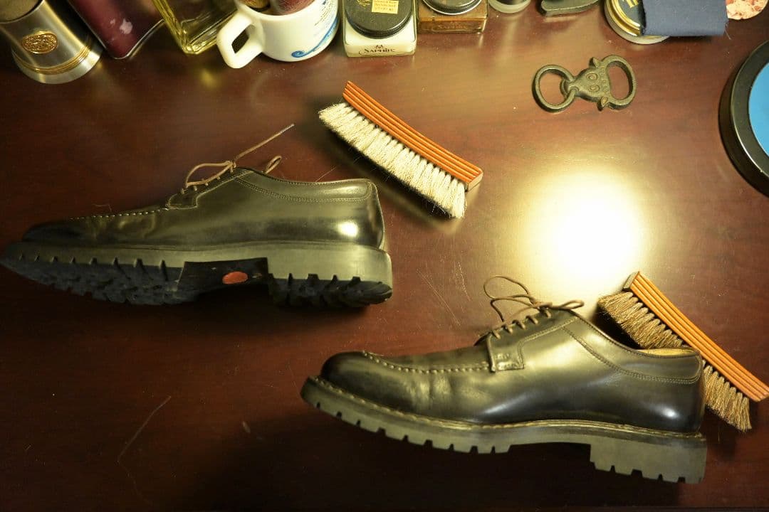 靴 LENDVAY & SCHWARCZ Apron Front Derby 2