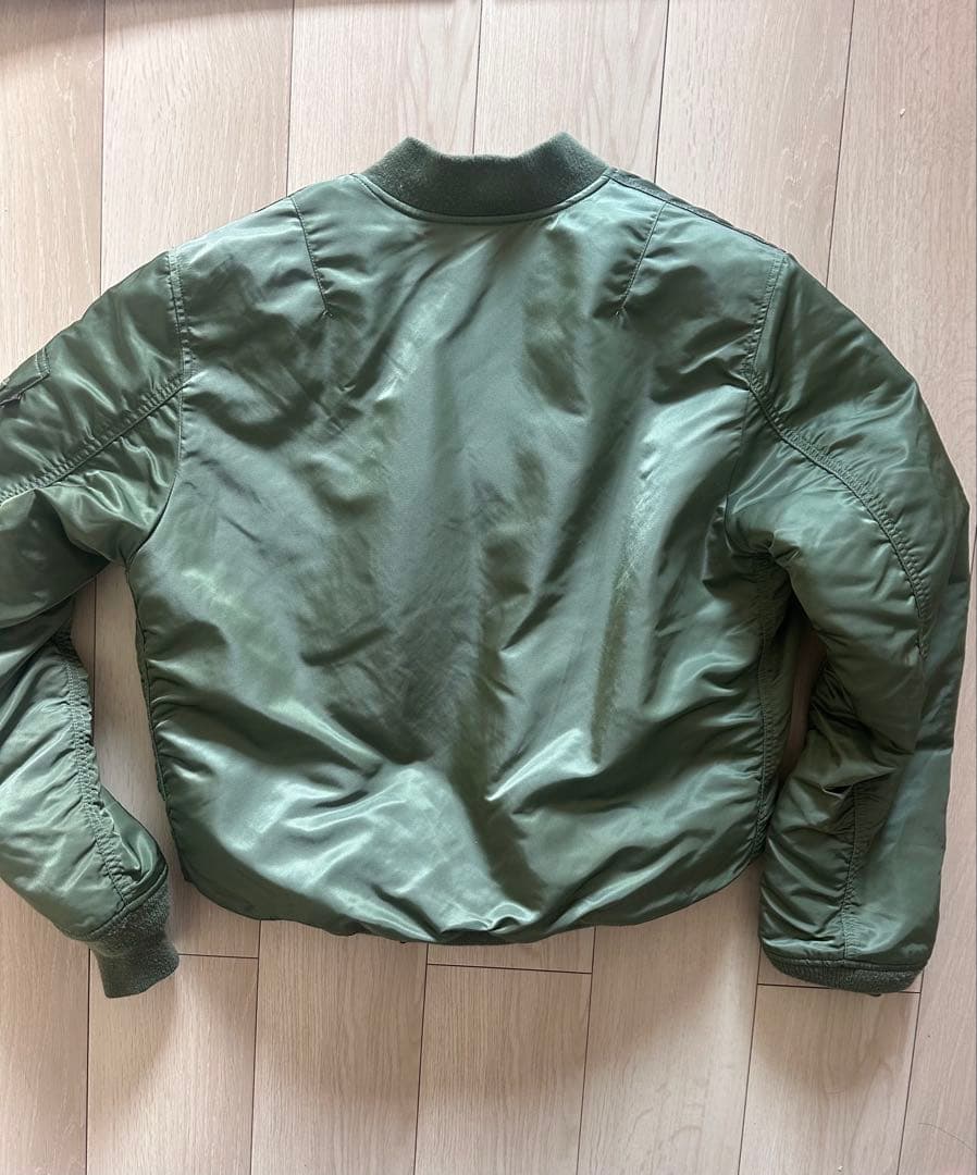 ALPHA アルファ オリーブグリーン MA-1 フライトジャケット