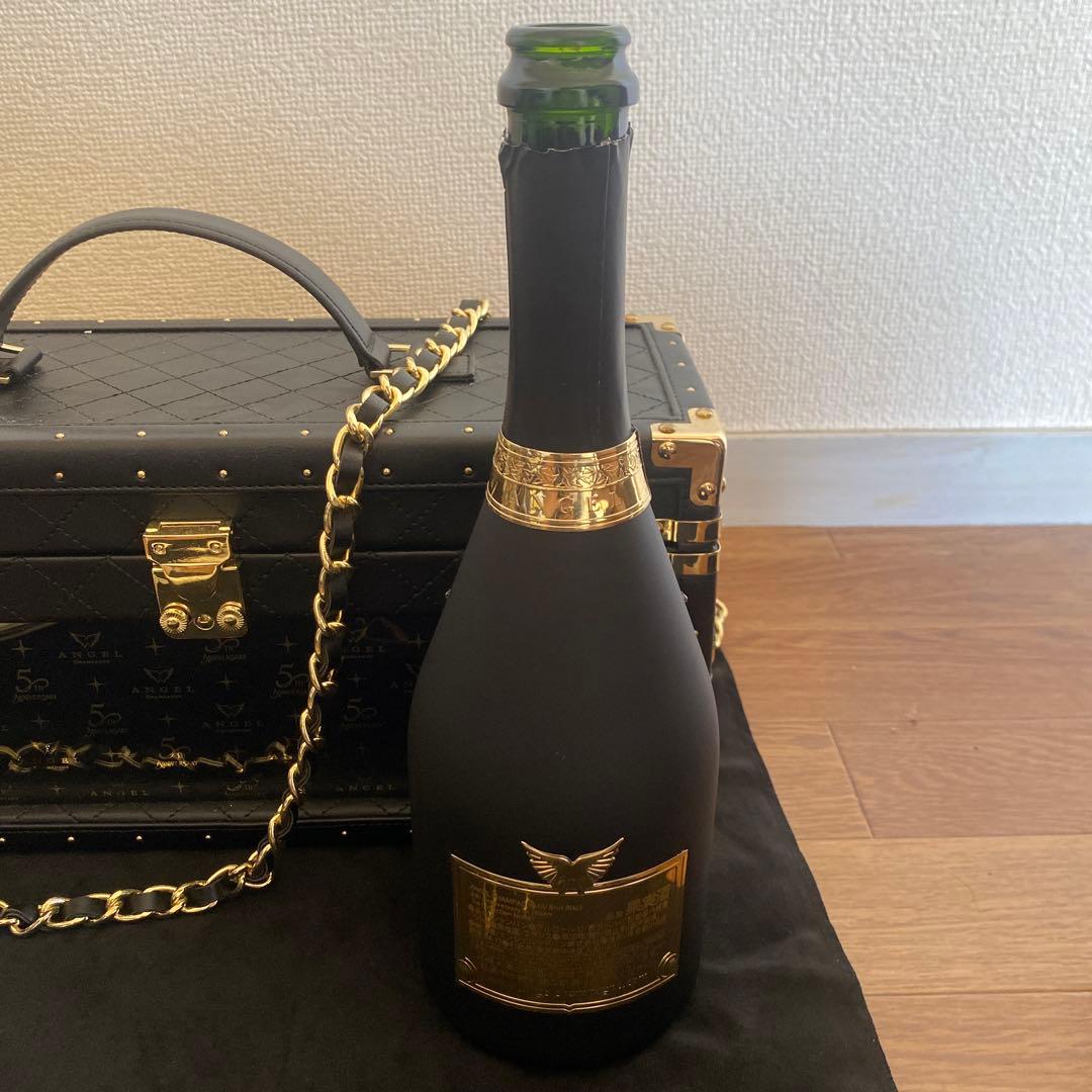 エンジェル シャンパン5th 5周年ケース　空き瓶　5周年限定クロス　リボン付き