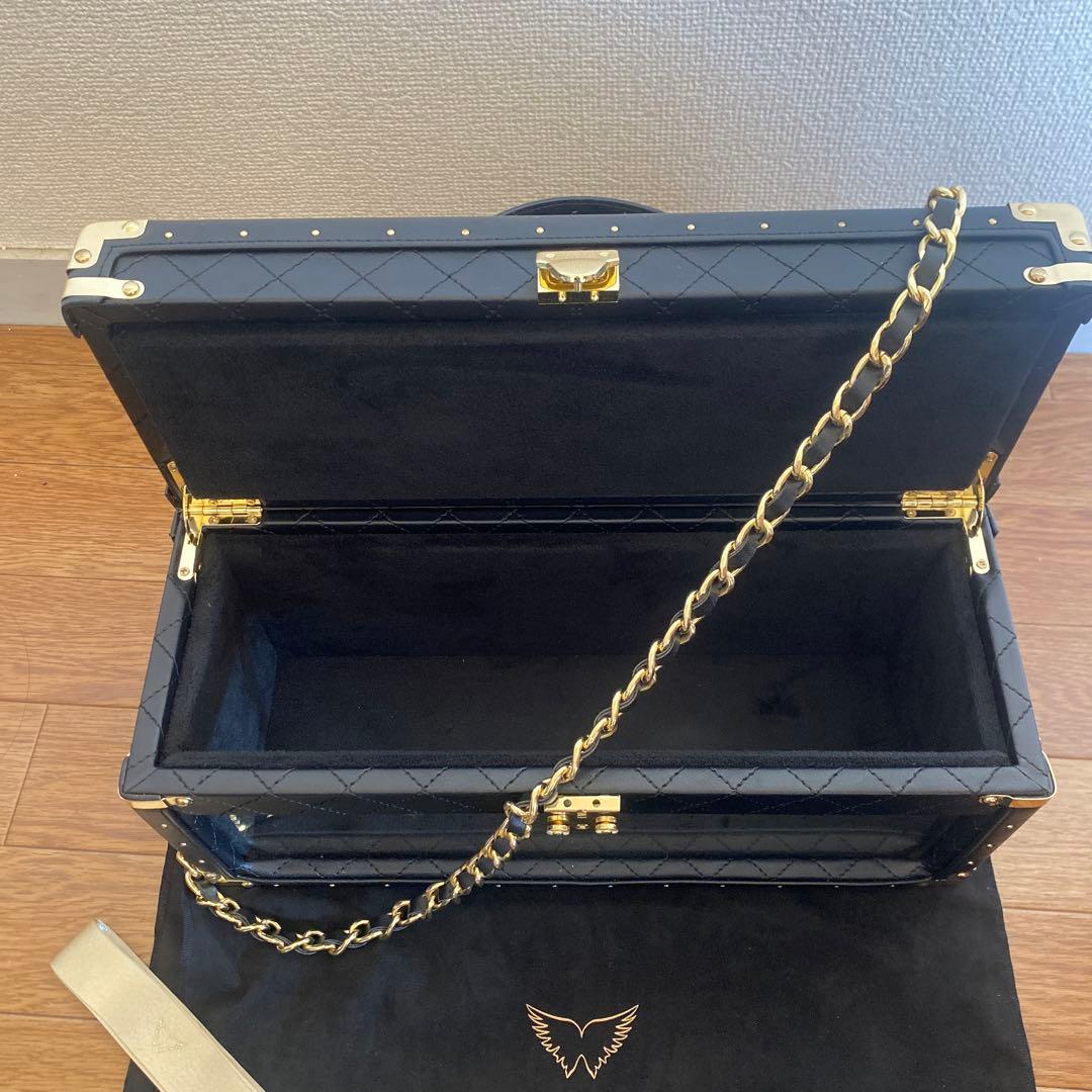 エンジェル シャンパン5th 5周年ケース　空き瓶　5周年限定クロス　リボン付き