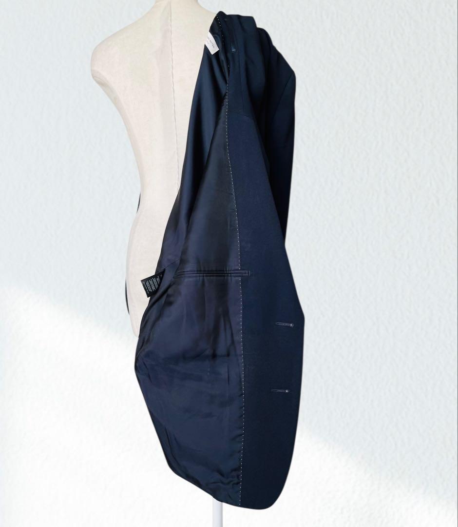 メンズ DRIES VAN NOTEN 紺 ジャケット XL ネイビー ウール