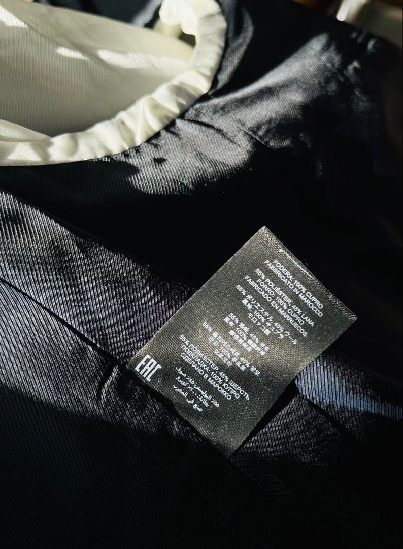 メンズ DRIES VAN NOTEN 紺 ジャケット XL ネイビー ウール