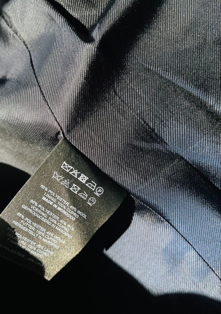 メンズ DRIES VAN NOTEN 紺 ジャケット XL ネイビー ウール