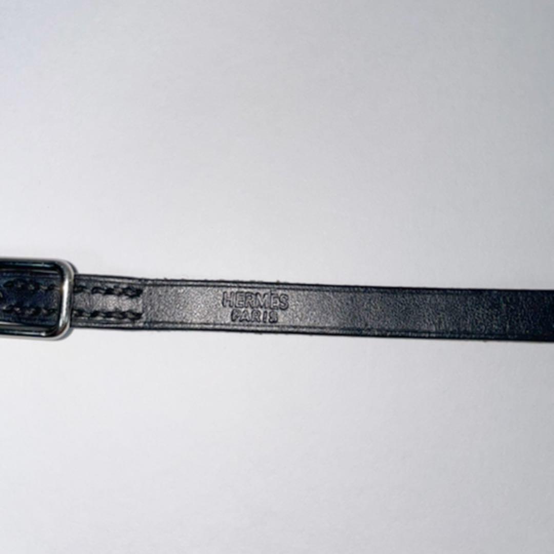 HERMES ブレスレット　バングル　革