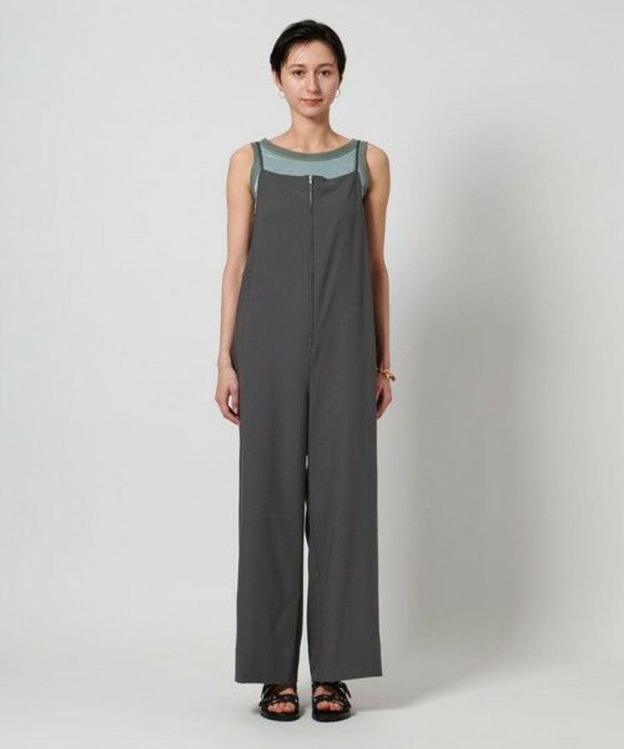 フロントジップ オールインワン