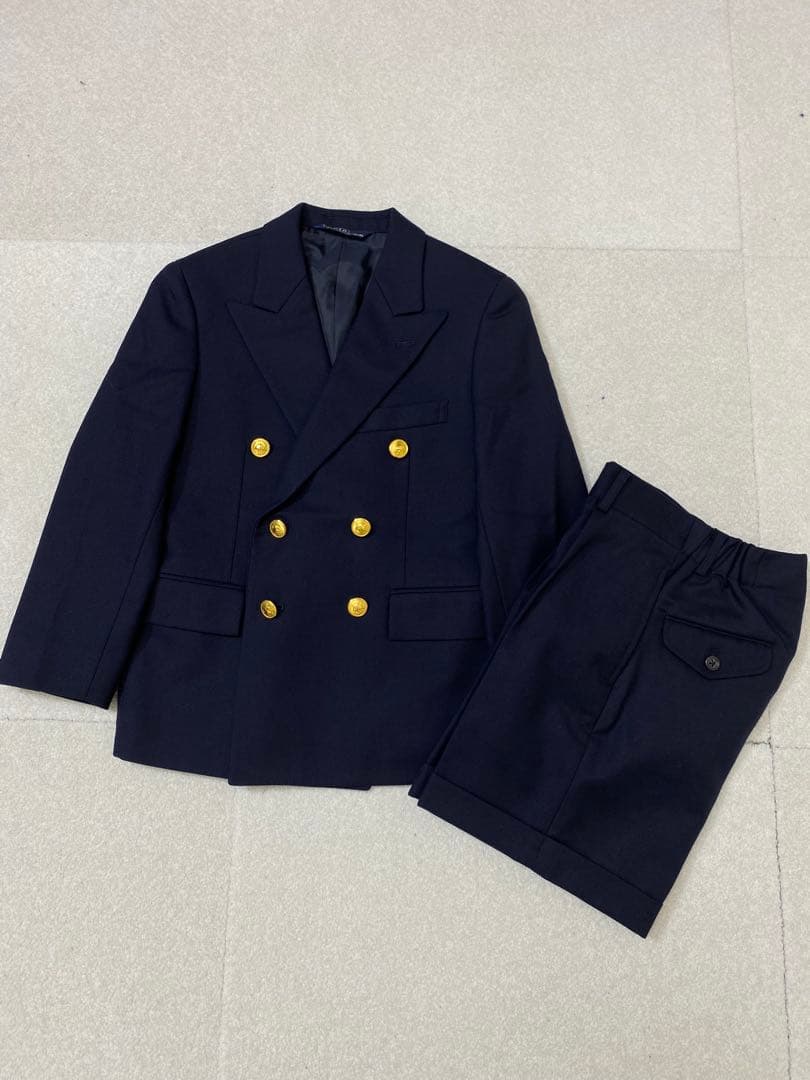 【美品】POLO RALPH LAUREN 金ボタン ブレザー 上下セット