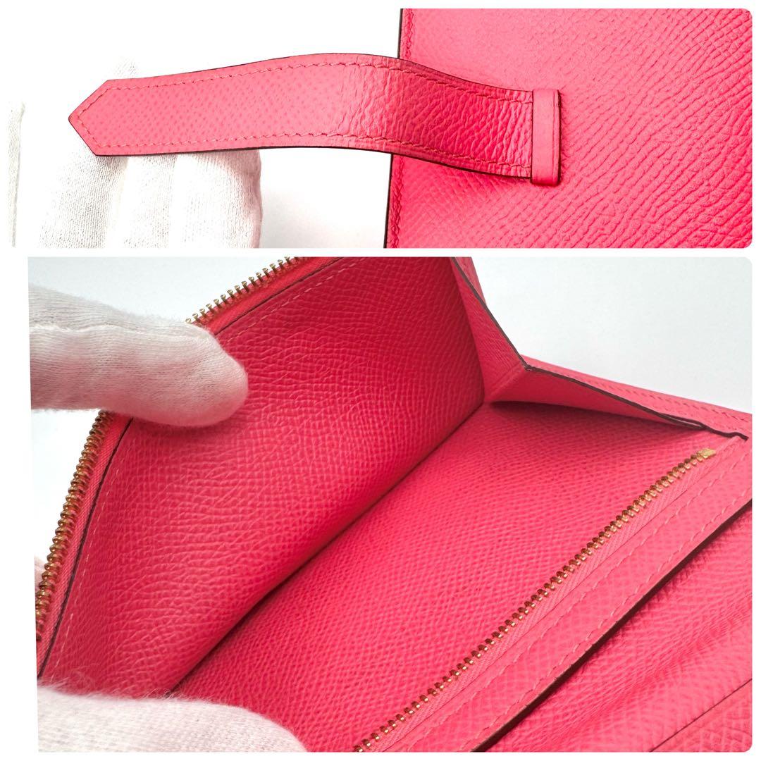 HERMES エルメス ベアンスフレ ヴォーエプソン マチ付き GD金具 A刻印