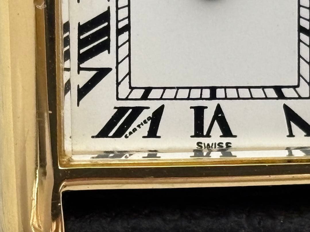 【美品】カルティエ プレマストタンク SM 手巻き ホワイト【稼働品】レディース