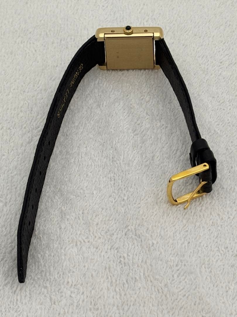 【美品】カルティエ プレマストタンク SM 手巻き ホワイト【稼働品】レディース