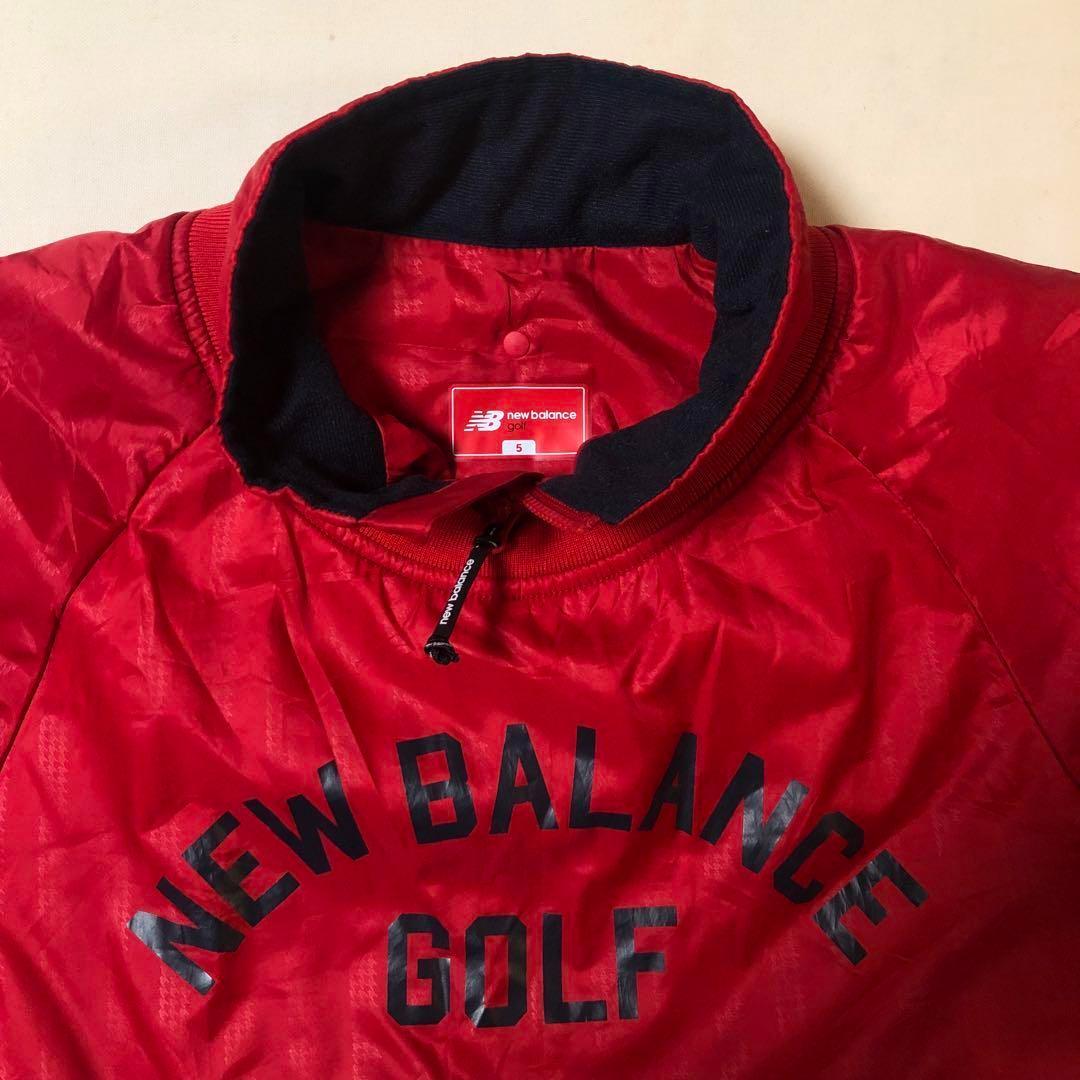 ニューバランスゴルフ 2way 中綿 スニード ジャケット レッド サイズ5