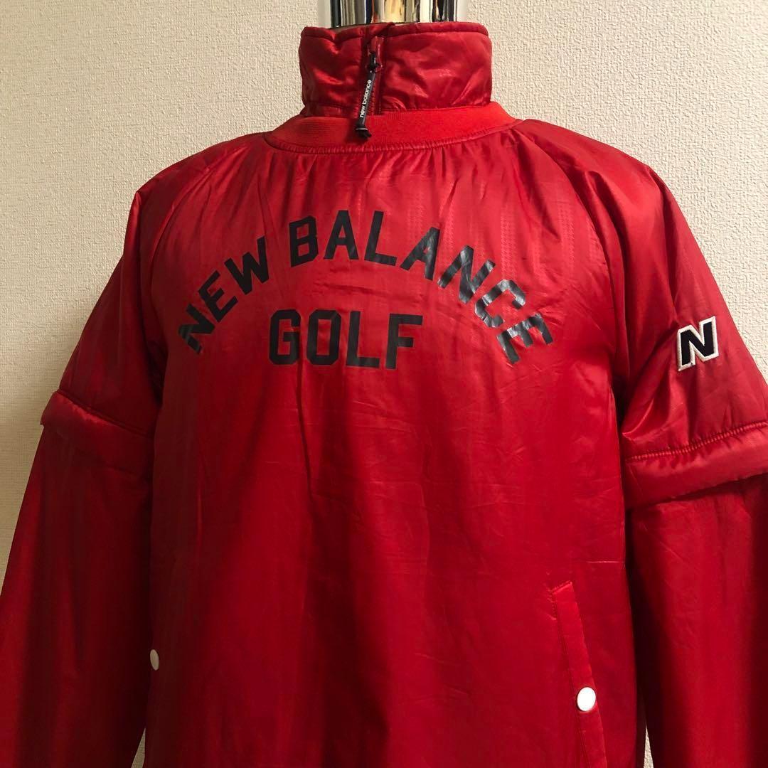 ニューバランスゴルフ 2way 中綿 スニード ジャケット レッド サイズ5