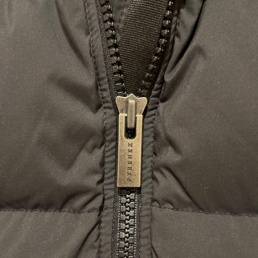 【赤字覚悟】PYRENEX フードダウンベスト M ブラック