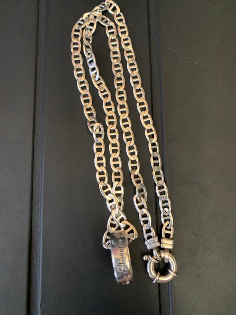 ドルガバ シルバー ステンレススチール ウォレットチェーン 約70cm