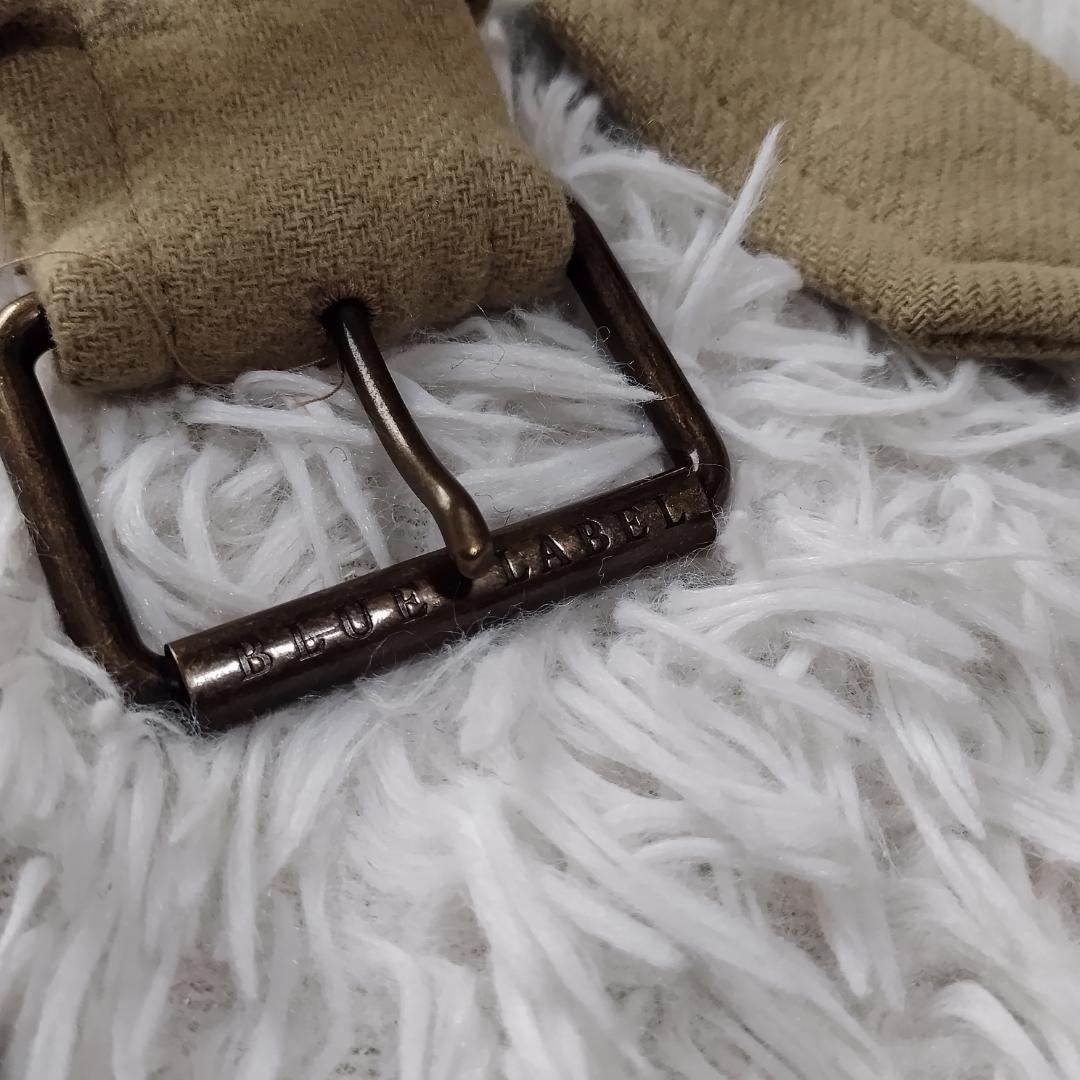 ブルーレーベルクレストブリッジ トレンチコート ファー ベルト付き 2way