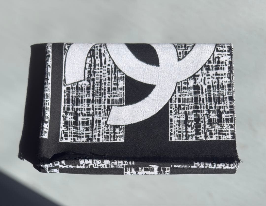 蔦吉　CHANELシャネル 大判ストール ノベルティ カシミヤ混新品