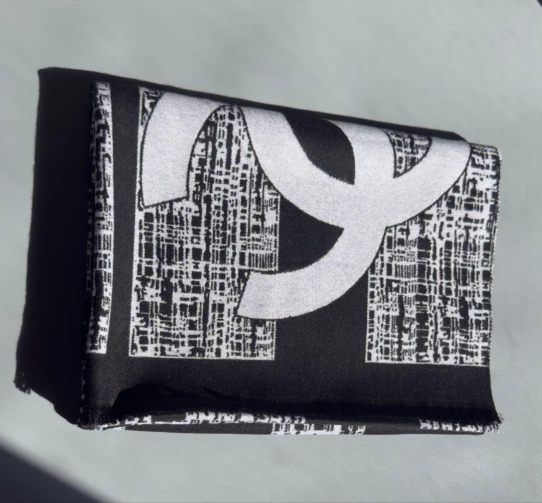 蔦吉　CHANELシャネル 大判ストール ノベルティ カシミヤ混新品