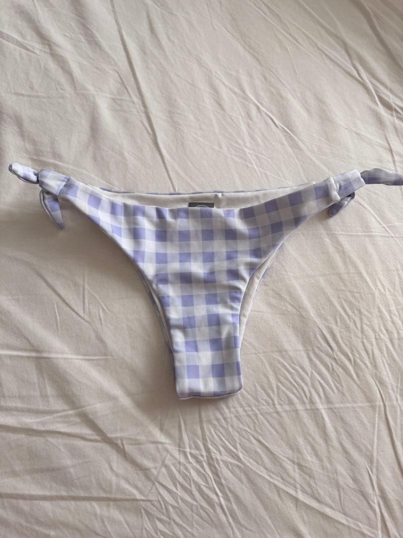 採取値下げ‼️ALEXIASTAM ギンガムチェックビキニ　上下セット