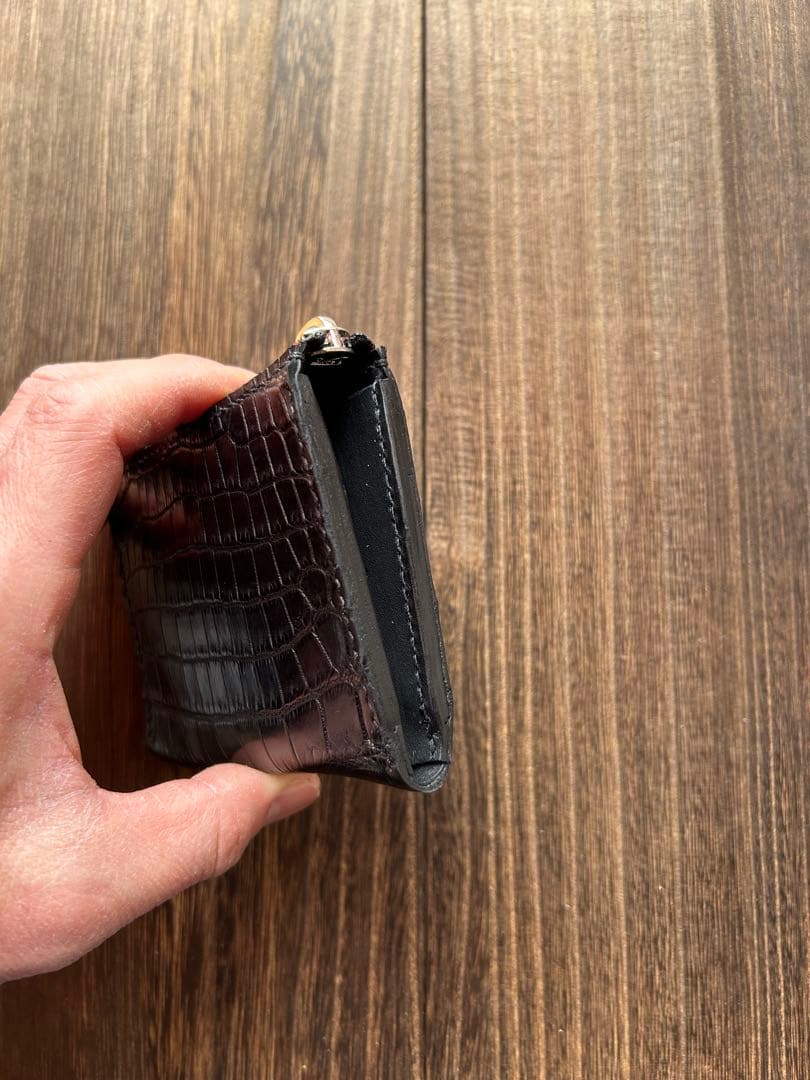 BCMページ　クロコダイル　コンパクトウォレット