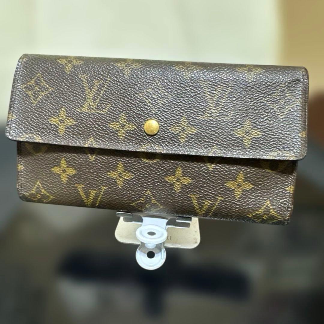 ⑦★美品♪モノグラム 三つ折り長財布