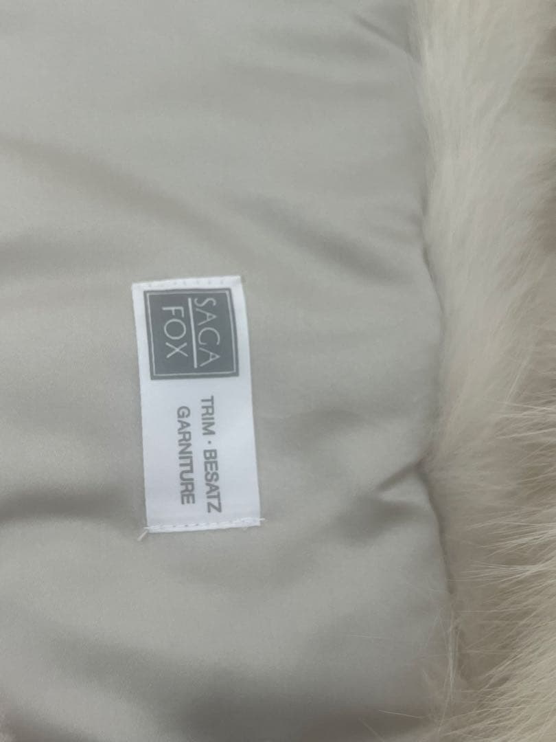 SAGA FOX ホワイトファー ストール