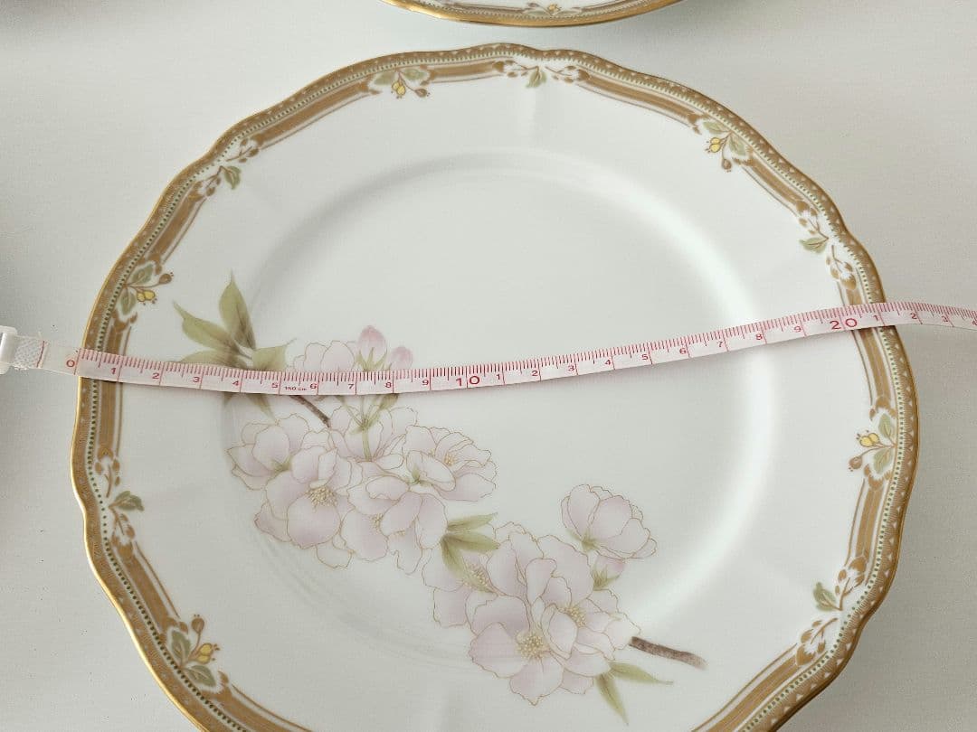 ノリタケ 21cm プレート 中皿 4枚セット ガラコンテッサ Noritake