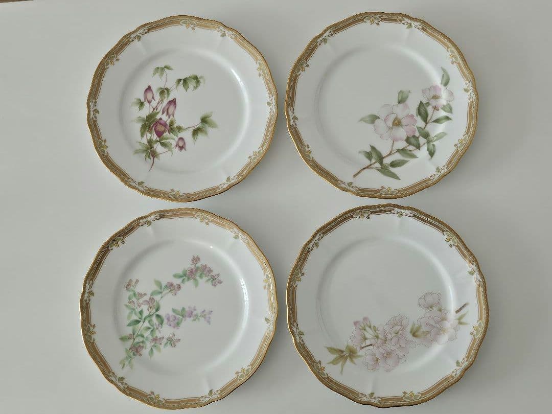 ノリタケ 21cm プレート 中皿 4枚セット ガラコンテッサ Noritake