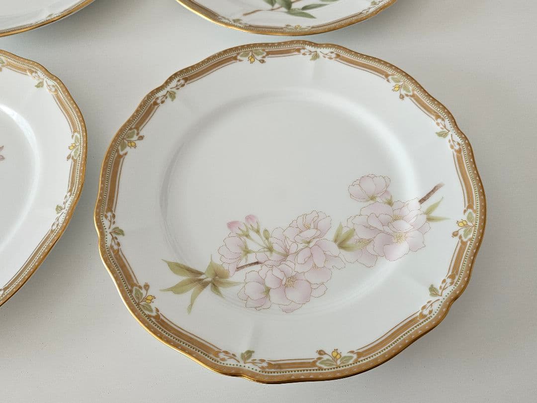 ノリタケ 21cm プレート 中皿 4枚セット ガラコンテッサ Noritake