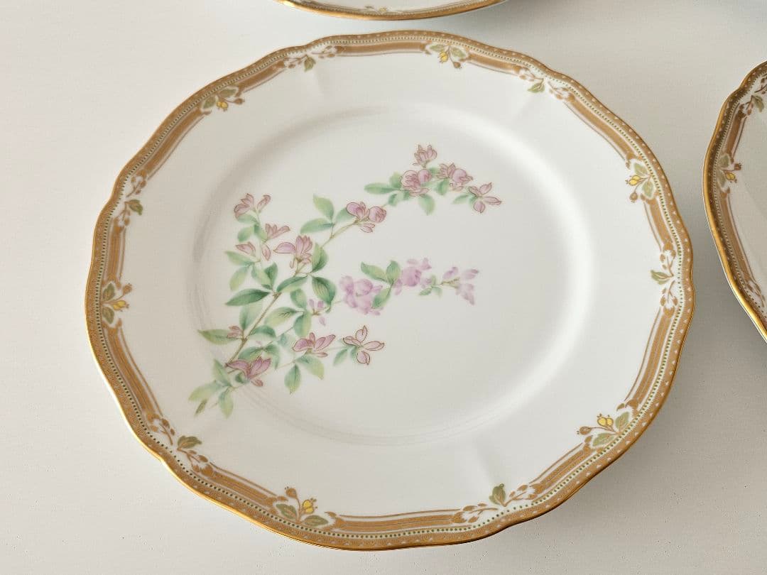 ノリタケ 21cm プレート 中皿 4枚セット ガラコンテッサ Noritake