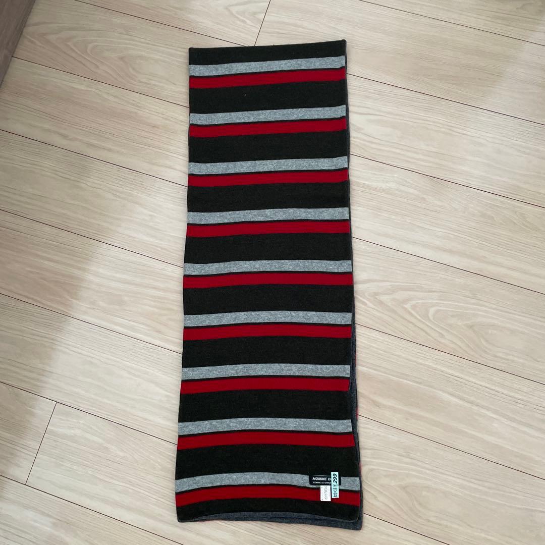 COMME des GARÇONS HOMME DEUX ストライプマフラー