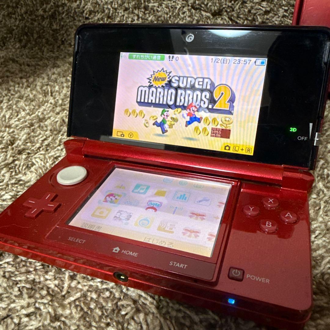ゆ*ん様 Nintendo 3DS レッド カセット付き まとめ売り