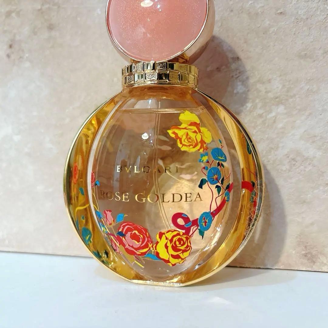 【限定】BVLGARI ローズゴルデア 90ml リミテッド フローラルボトル