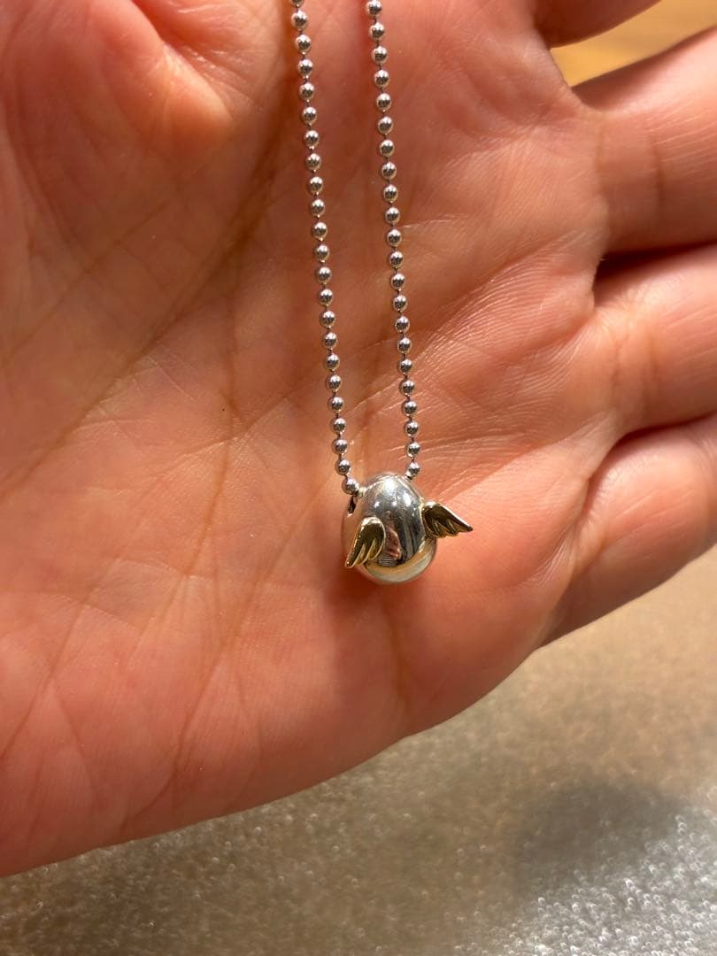 「天使の卵」ネックレス&リングのセット