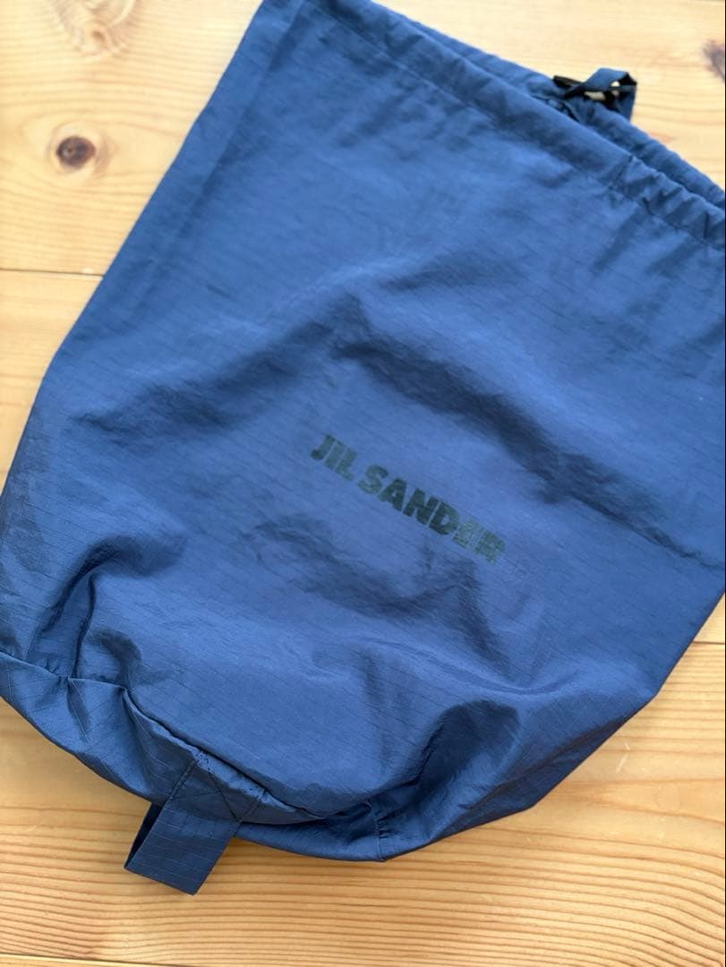 値下げしました⭐︎【超美品】 JILSANDER＋　キルティングマフラー　ネイビー