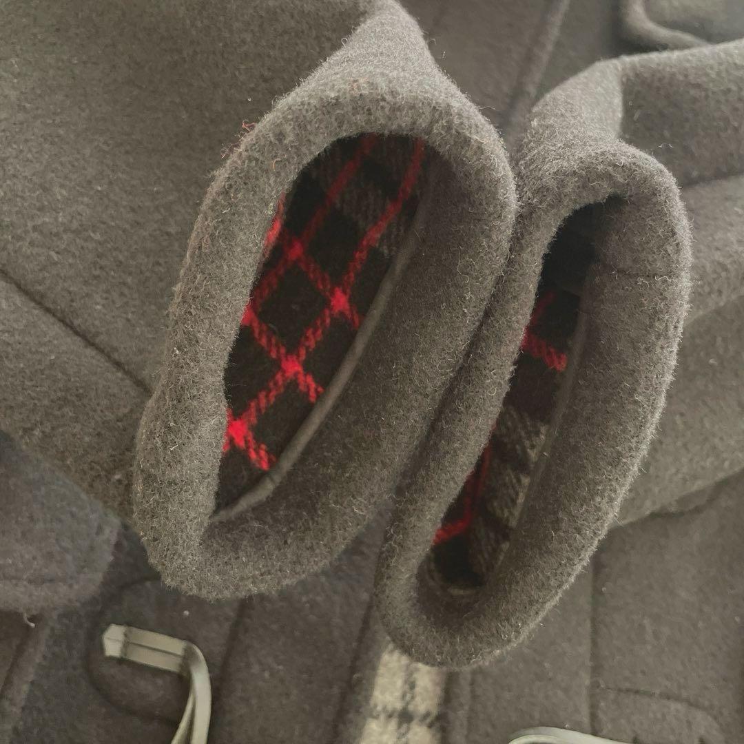 新品 8歳 120-130cm 黒 キッズ gloverall ダッフルコート